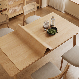 PVC餐桌垫防水防油防烫隔热桌垫仿实木纹理桌面保护垫子耐脏免洗