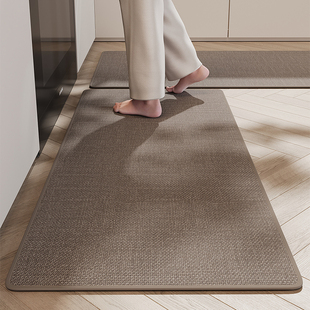 厨房防滑地垫吸水脚垫防油简约长方形高级感耐脏免洗可擦防摔垫子