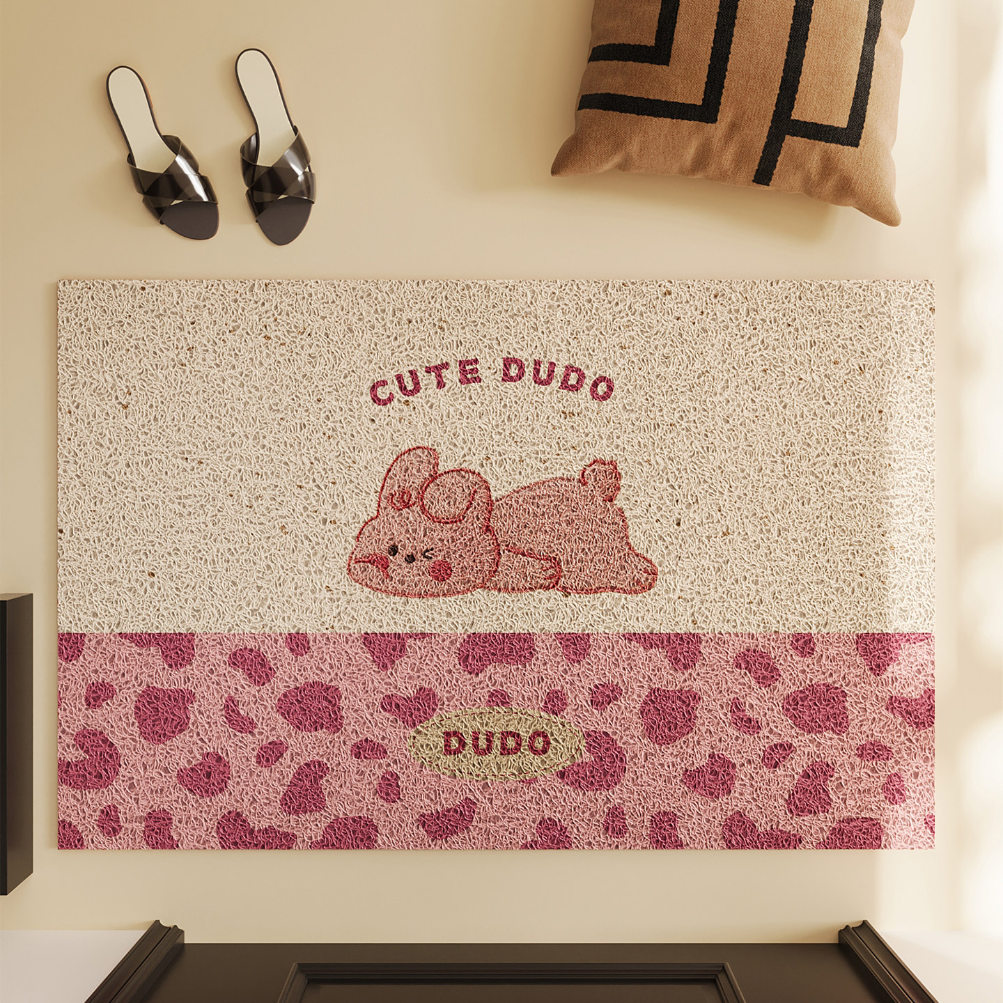 入户门耐脏可裁剪地垫卡通丝圈脚垫耐磨除尘免洗玄关大门进门地毯,居家布艺,入户地垫,淘宝优惠券,粉丝福利购,淘宝优惠卷