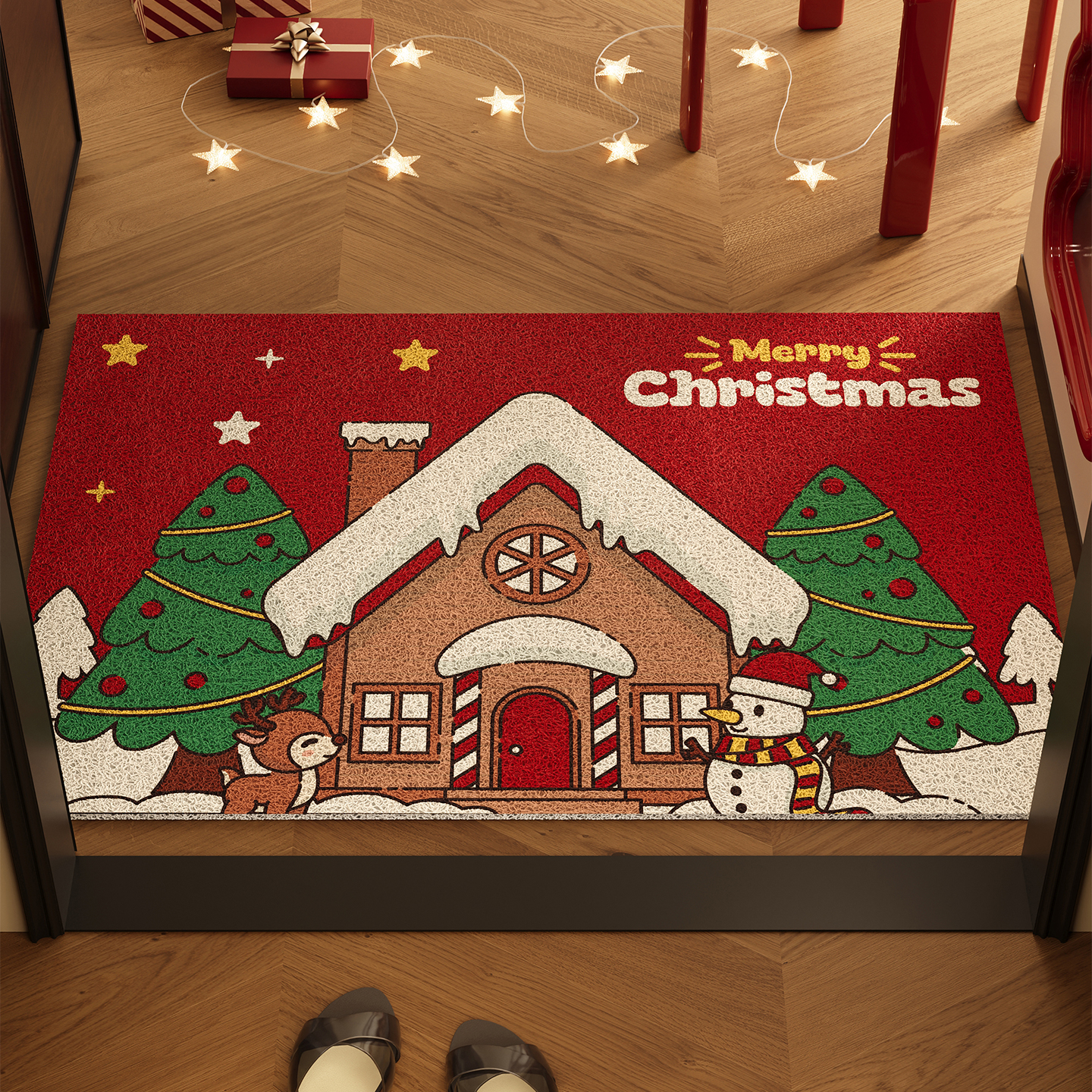 支持定制耐磨除尘卡通大门玄关