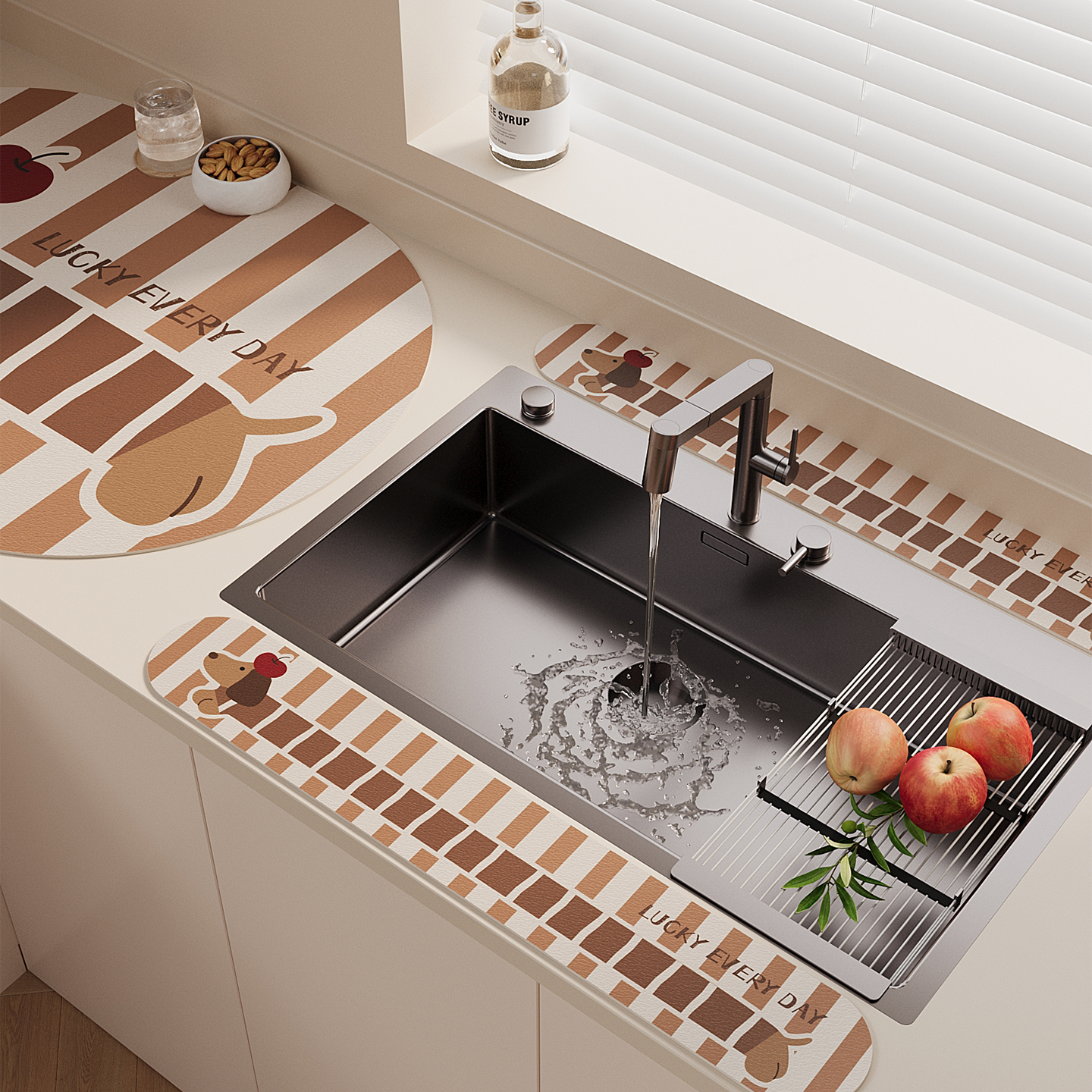 洗手台吸水垫厨房台面垫子