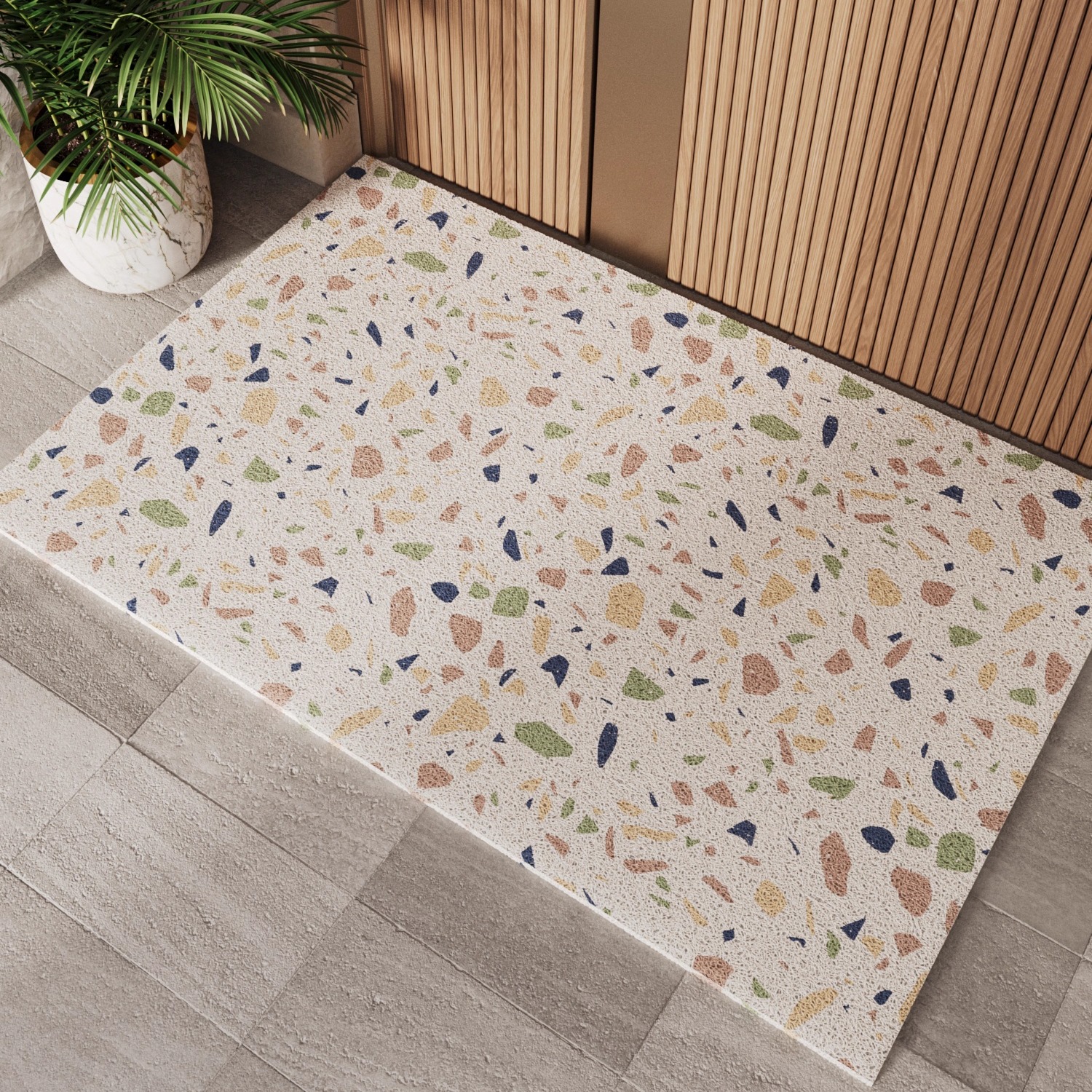 入户门地垫玄关高级感大门口进门脚垫防滑除尘耐脏耐磨可裁剪地毯