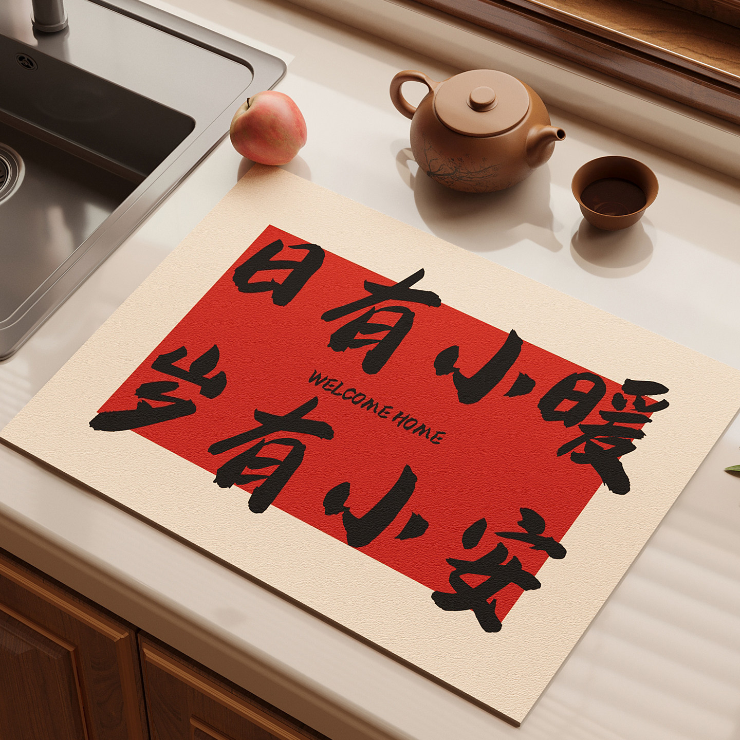 厨房沥水垫吧台硅藻泥吸水垫台面厨具隔热垫碗盘杯免洗可擦保护垫,居家布艺,厨房地垫,淘宝优惠券,粉丝福利购,淘宝优惠卷