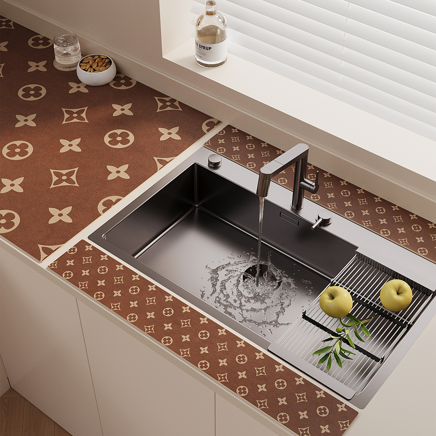 洗手台吸水垫厨房台面垫子