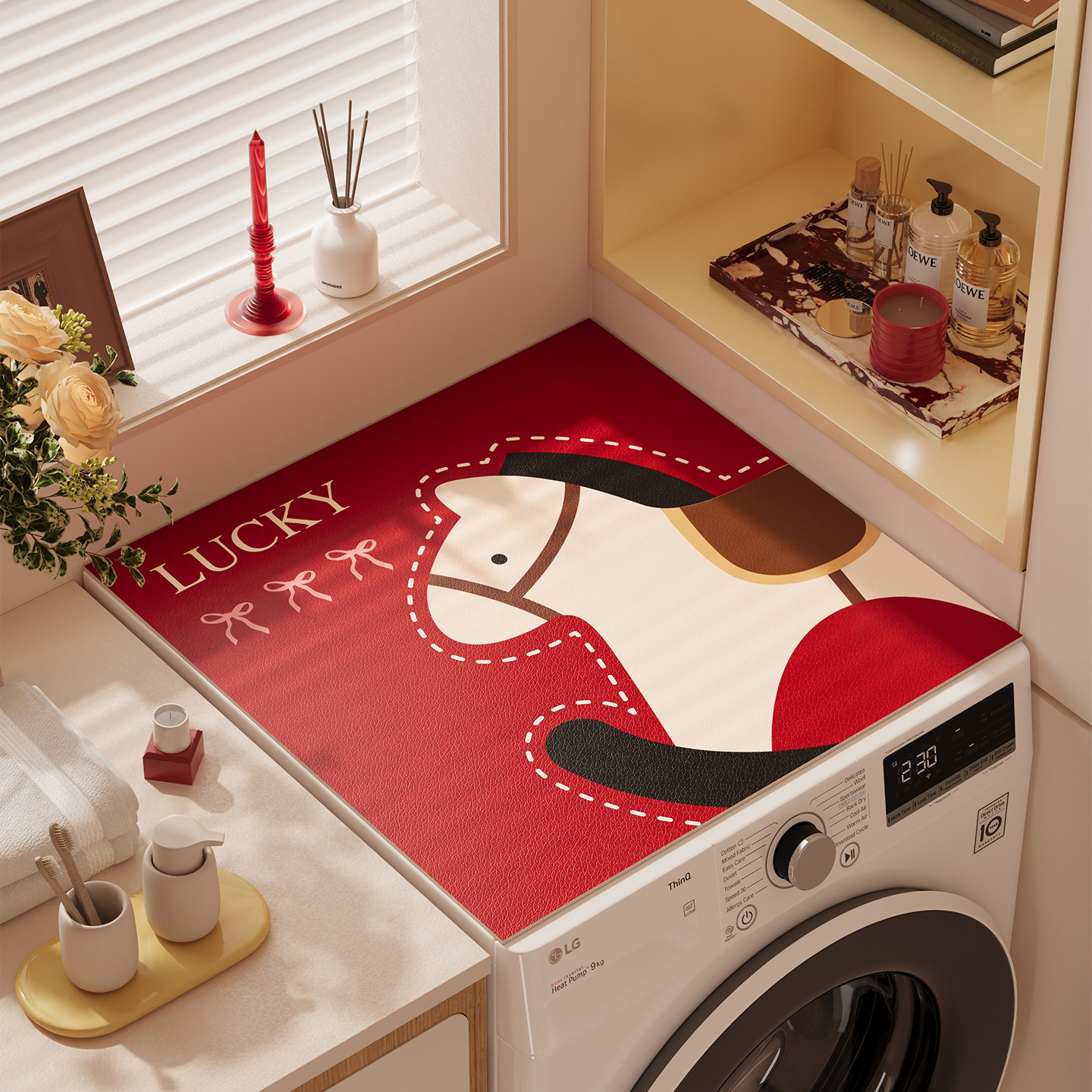 筒洗衣机盖垫免洗可擦床头柜台面隔热保护垫滚防晒垫硅藻泥吸水垫,居家布艺,万能盖巾,淘宝优惠券,粉丝福利购,淘宝优惠卷