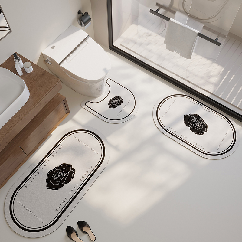 浴室防滑垫厕所硅藻泥