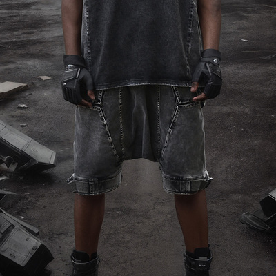 装甲风格设计低档裤原创装甲设计