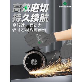 锂电角磨机多功能家用手持式 无刷角磨机充电式 抛光磨边打磨机