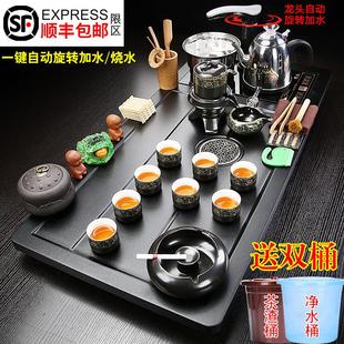 家用全自动一体泡茶台烧水壶大号茶盘茶道茶桌茶海 功夫茶具套装