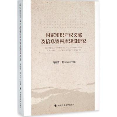 正版国家知识产权文献及信息资料库建设研究冯晓青杨利华编