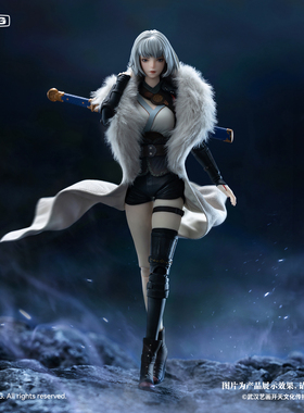 共鸣GONG 灵笼白月魁可动人偶 白月魁布衣兵人可动