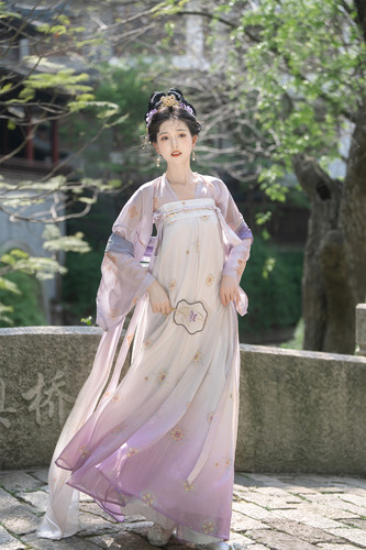 千亭记原创汉服唐制齐胸八破裙