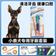 刷牙清洁用品口腔牙用具指套 小鹿犬专用狗狗牙刷宠物牙膏套装