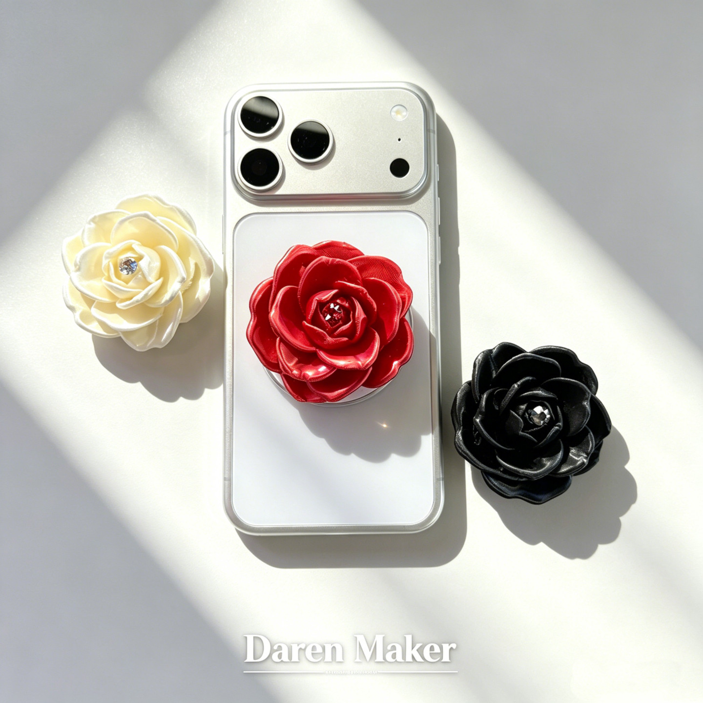iPhone苹果华为折叠屏玫瑰花支架