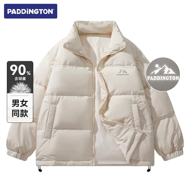 基础款休闲羽绒服帕丁顿熊