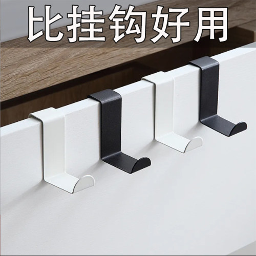 免打孔挂钩强力黑色Z型浴室门后玄关承重挂衣架墙壁S挂钩衣帽挂钩