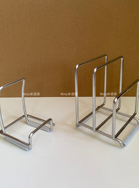 米诺家304不锈钢锅盖架厨房台面土锅珐琅锅盖置物架砧板架
