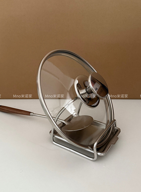 米诺家锅盖架304不锈钢台面置物架厨房多功能锅铲架放锅盖架子砧