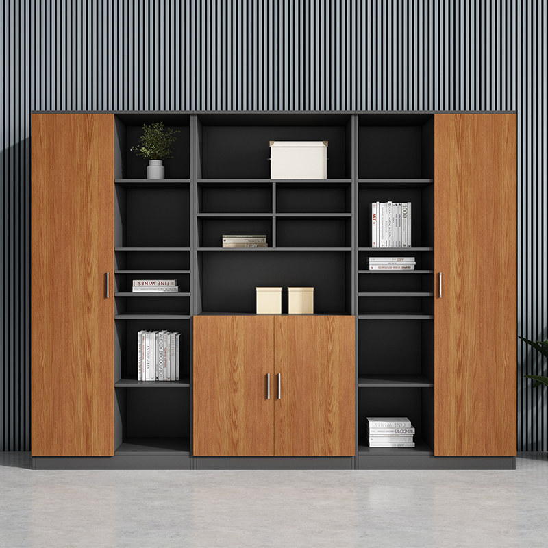 办公室书柜定制家具挂衣柜办公柜子财务文件柜木质落地资料档案柜