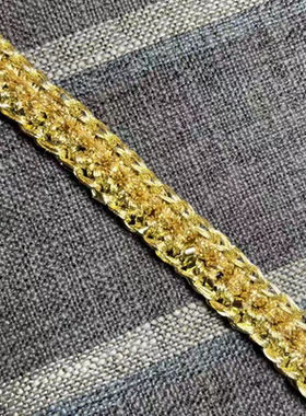 新款金色手工花边织带DIY小香风外套装饰衣边服装辅料