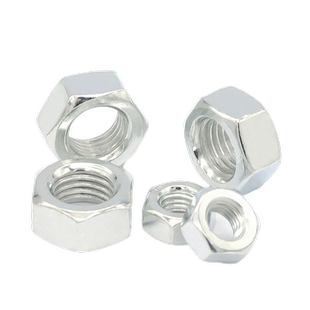 4.8/8.8级镀锌六角螺母螺帽大全螺丝帽螺栓帽M2M3M4M5M6M10M12M24