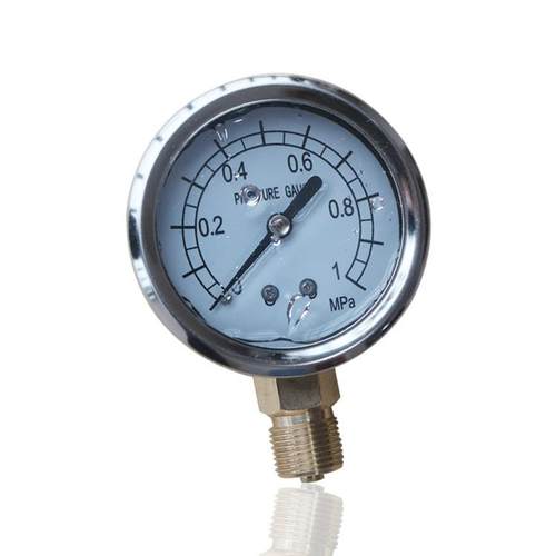 供油箱油压表不锈钢充油耐震表径向半钢YBN601MPAG3/8工厂直供