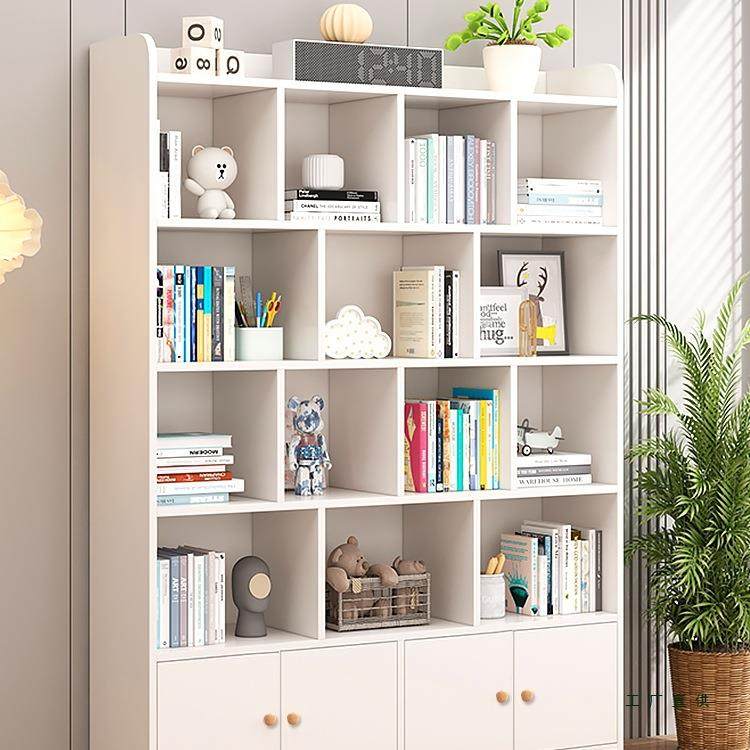 儿童书架置物架落地储物柜靠墙实木书架学生简易家用客厅收纳书柜,模玩/动漫/周边/娃圈三坑/桌游,模型制作工具/辅料耗材,淘宝优惠券,粉丝福利购,淘宝优惠卷