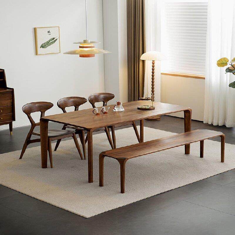 北美黑胡桃木整体榫卯结构餐桌樱桃木日式小户型多功能饭桌,模玩/动漫/周边/娃圈三坑/桌游,模型制作工具/辅料耗材,淘宝优惠券,粉丝福利购,淘宝优惠卷