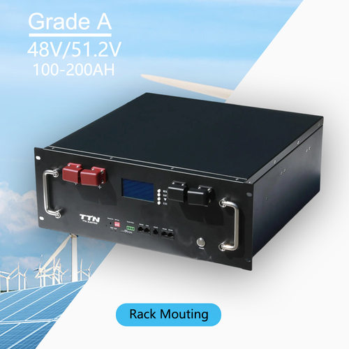 TTN家庭新能源锂电池储能5度48V/51.2V100AH机柜机电池磷酸铁锂