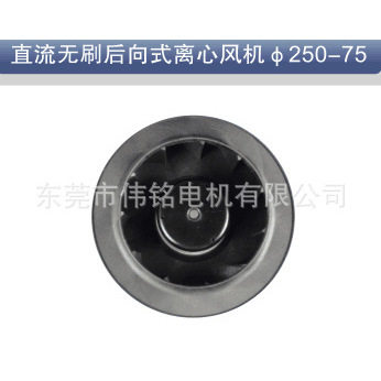 DC直流无刷后向式离心风机φ250--75  空气净化风机 蒸发机风机