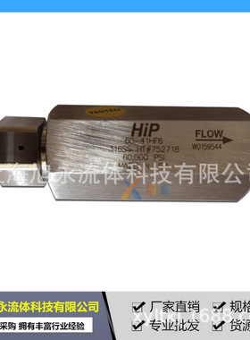 不锈钢60000psi止回单向阀 内螺纹单向阀 HIP60-41HF4