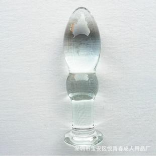 anus used masturbation made toy glass
