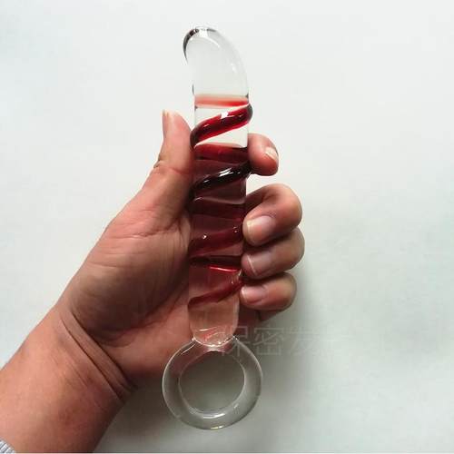 A glass-made anus used as a masturbation toy