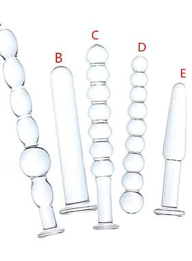 A glass-made anus used as a masturbation toy