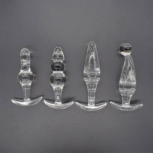 anus used masturbation made toy glass