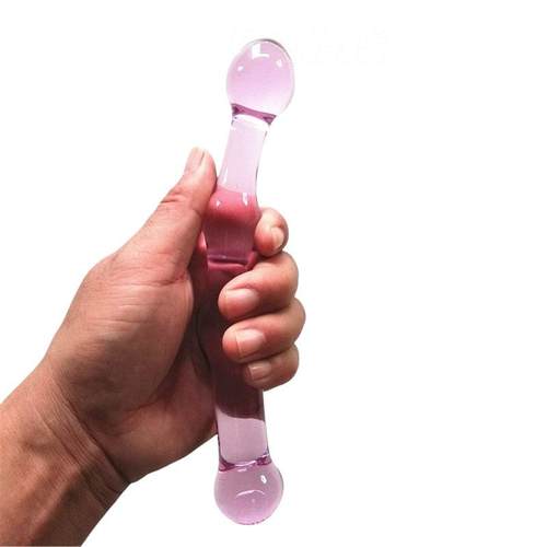 Glass-made femalemasturbation toy fake phallus adult product