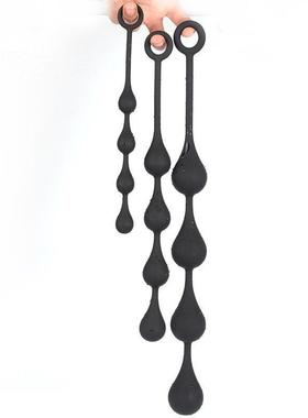 Intra-anal bead self-stimulation expansion massager