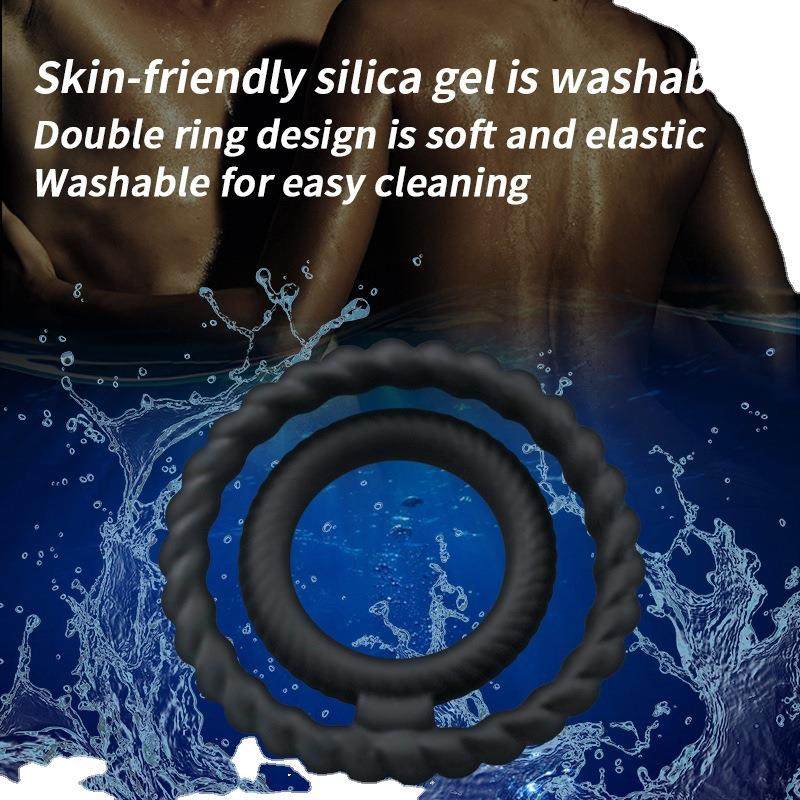 An elastic ring that can prolong sexual intercourse duration