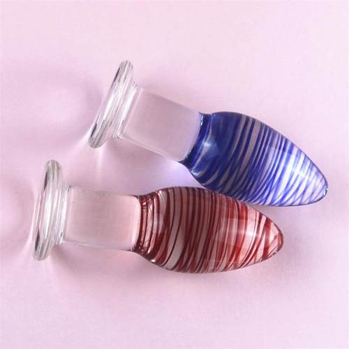 A glass-made anus used as a masturbation toy