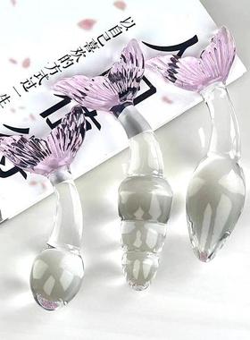 A glass-made anus used as a masturbation toy