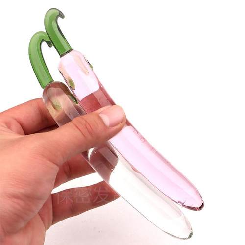 Glass-made female masturbation toy fake phallus adult produc