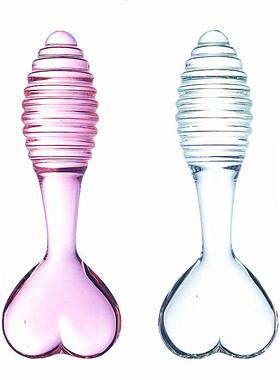 A glass-made anus used as a masturbation toy