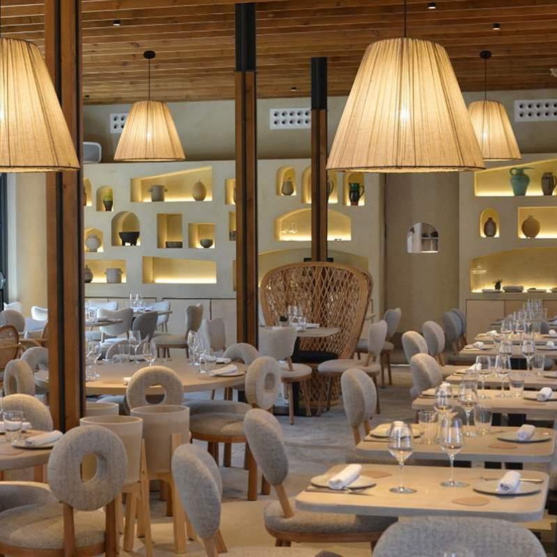 吊灯吧台布艺餐桌卡座中式专用餐厅火锅店饭店包厢灯复古餐饮日式