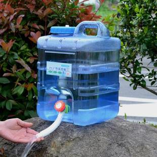 水饮水桶纯净矿泉水箱 户外水桶家用储水用车载带龙头蓄水大容量装