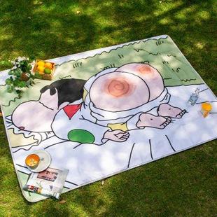 野餐垫防潮户外野炊野营沙滩地垫防水草坪垫子便携郊游春游卡通垫