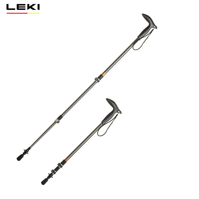 【德国LEKI】户外铝合金登山杖超轻徒步漫步者伸缩行走杖T型杖