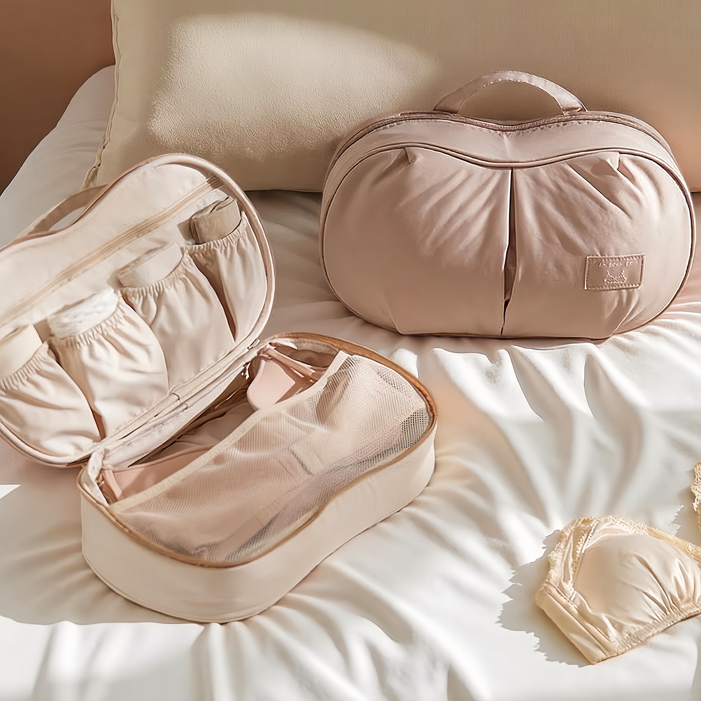 内衣收纳包旅行便携分层收纳袋大容量防水防潮文胸内裤袜子整理包,收纳整理,内衣收纳袋,淘宝优惠券,粉丝福利购,淘宝优惠卷