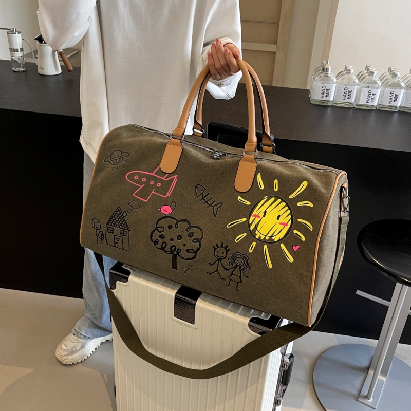 短途旅行包大容量斜挎包男女通用手提登机包干湿分离收纳包行李袋