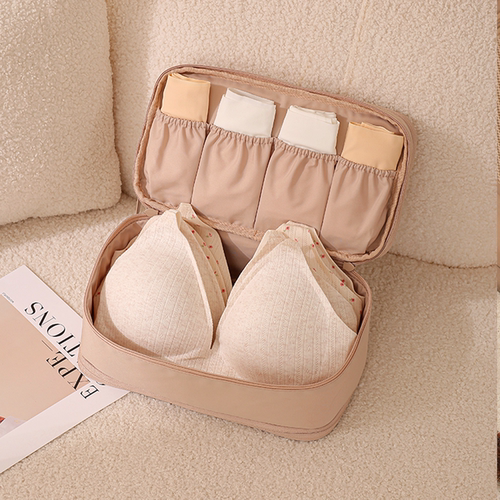 便携内衣包旅行内衣收纳袋出差行李箱内裤袜子三合一收纳包整理包