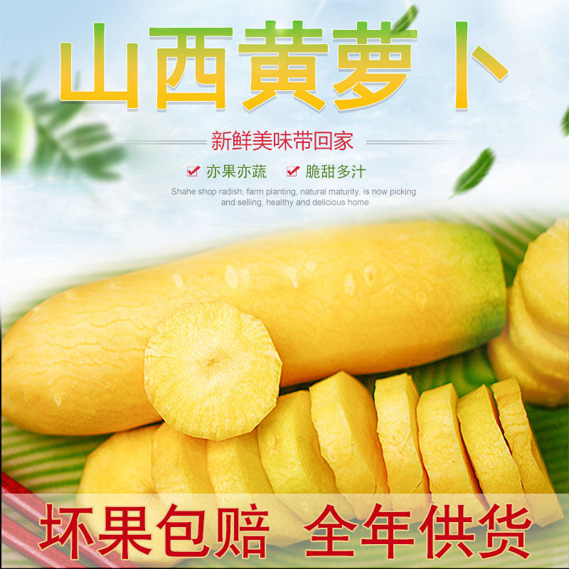 山西黄萝卜胡萝卜好吃